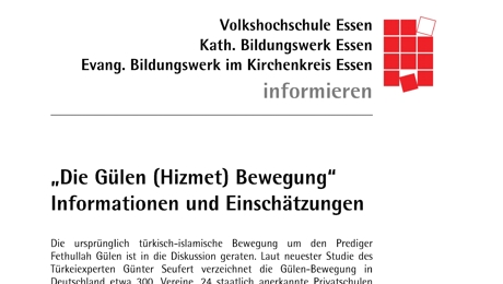 „Die Gülen (Hizmet) Bewegung“ – Informationen und Einschätzungen