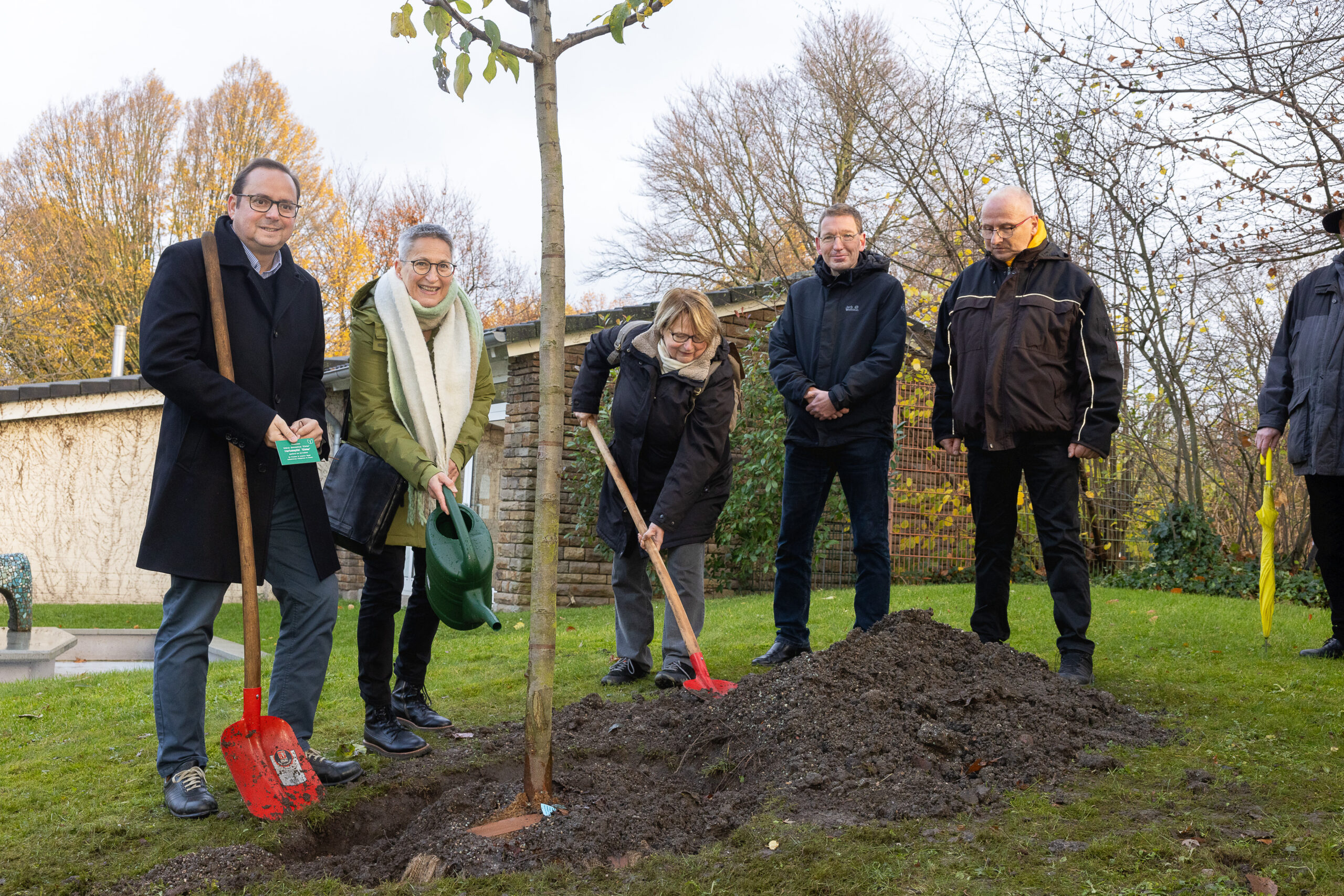 IRE pflanzt zweiten Friedensbaum im Grugapark Essen